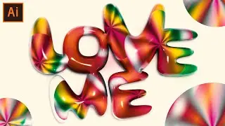 Easy 3D Gradient Logo Type in Illustrator