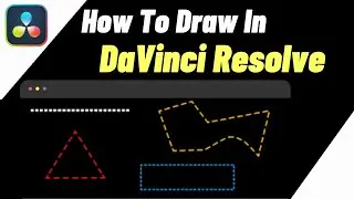 How To Draw In Davinci Resolve 18 - IN 2 MIN Draw Circle/Line/Box/Arrow In Davinci Resolve