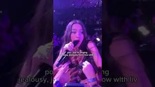 pov front row at Olivia Rodrigo concert