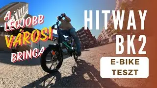 Csudajó városi bringa - HITWAY BK2 kerékpár teszt