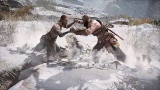 First time playing GOW (2018)|Baldur Fight