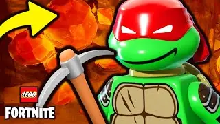 Mining RARE ITEMS! Lego Fortnite