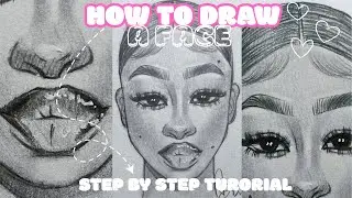 ₊˚⊹How To Draw a Face ₊˚⊹ | Beginner Friendly - Step By Step Tutorial