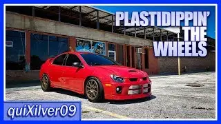 Plastidipping The Wheels on the SRT4 | How to