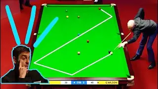 High-Level Intelligence Snooker Shots EARNS Applause from Crowd and Opponent.