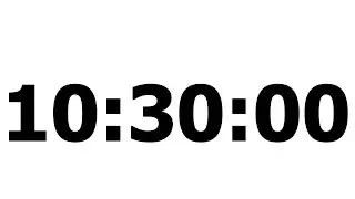 10 Hours 30 minutes White timer
