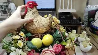 🐔САМОДЕЛЬНАЯ ГЛИНА.  Обзор флористических композиций.