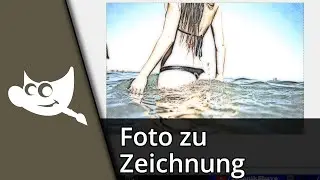 Bild in Zeichnung umwandeln mit Gimp | Gimp Foto in Zeichnung ✅ Tutorial