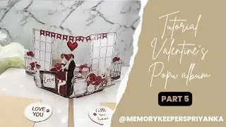 How to make a pop up page/ valentines pop up album tutorial