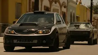 Fast & Furious 2009 - 70' Charger R/T & 09 Impreza WRX STi VS Arturo's Convoy