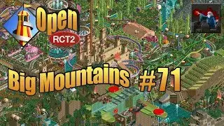 Let's Play OpenRCT2 (Big Mountains) - Ep. 71: SINGLE GIGA COASTER