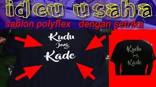 tutorial SABLON POLYFLEX menggunakan sertika