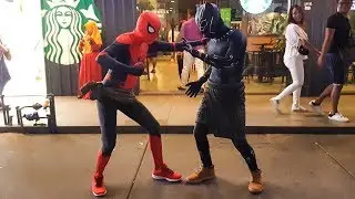 Spider-Man vs Black Spider-Man (Funny Fights)