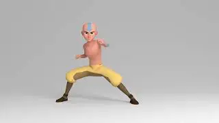 Aang action animation
