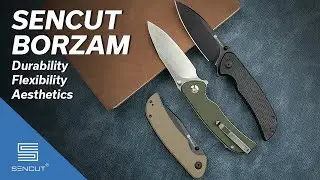 SENCUT Borzam Flipper & Thumb Stud Knife