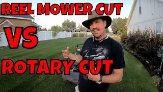 Rotary Mower vs REEL MOWER. Cut Quality  // Connor Ward