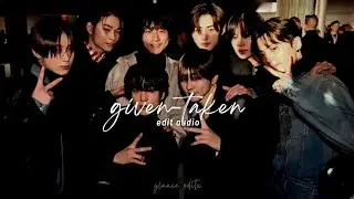 given taken - enhypen ｜edit audio
