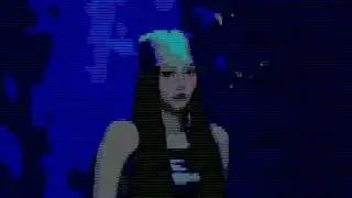 LE SSERAFIM - CRAZY in ASCII art style