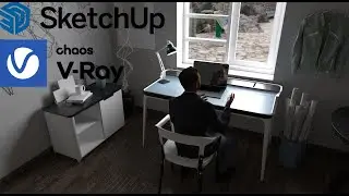 Render a Cozy Student Room in V-Ray for SketchUp | Step-by-Step Tutorial for Beginners