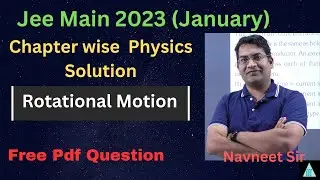 A car is moving on a circular path of radius 600 m such that the || physics pyq for jee mains 2023