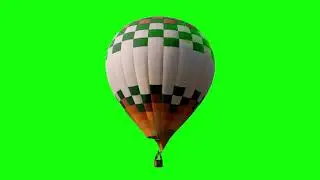 Hot-air balloon Green Screen / Chromakey