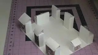 Tuto 2a de 3 | Calendrier de L' Avent Illuminée 2024 | Complexe immobilier | Scrapbooking