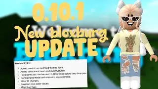 NEW BLOXBURG UPDATE! 0.10.1 *EATING STAGES, DECORATIONS & More* ||Roblox Bloxburg||