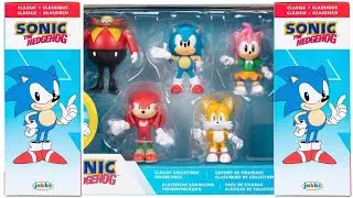 Classic Sonic The Hedgehog Collection 5 pack by Jakks Pacific