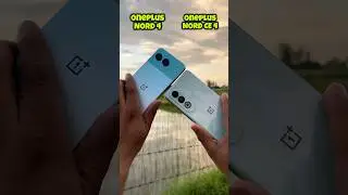 Oneplus Nord 4 vs Oneplus Nord CE 4 Camera Test (Ultra Steady Mode) #oneplus #shorts