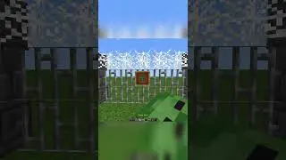 WARNING FENCE IN MINECRAFT! (HORROR)