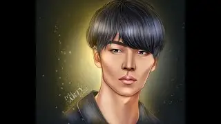 Drawing Korean actor Lee Min Ki | Procreate Speedpaint