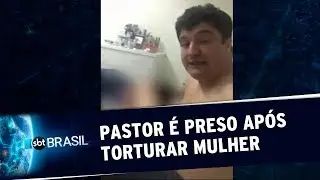 Pastor é preso após agredir e torturar mulher em transmissão na internet | SBT Brasil (13/03/20)