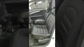 Nissan Almera G15. Перетяжка сидений и карт дверей. 