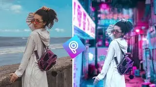 PicsArt Tutorial CYBERPUNK Effect | PicsArt - Editing  - Tutorial