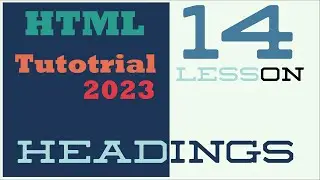 HTML Tutorial #14 - headings, h1, h2, h3, h4, h5, h6 - HTML Formatting
