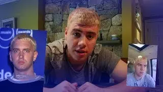 I DYED MY HAIR EMINEM BLONDE!!!