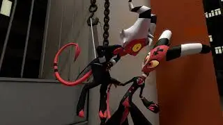 Blitzo and Moxxie's Wedgies SFM (Commission)