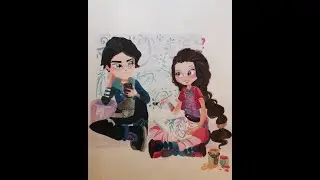 Сказочный патруль рисую Варю и Влада💜💙