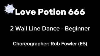 Love Potion 666 - Line Dance - Tutorial & Demo