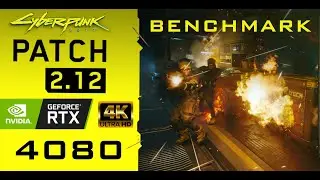 Cyberpunk 2077 Benchmark | RTX 4080 | Ray Tracing & DLSS | 4K 60FPS