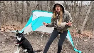 CAR CAMPING ALONE ￼ UNEXPECTED VISTOR AT NIGHT SOLO FEMALE CAR CAMPING | MISSOURI