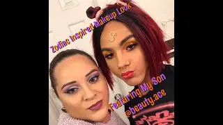 Zodiac Inspired Makeup Looks Featuring My Son @beauty.ace