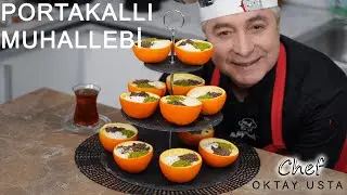 PORTAKALLI MUHALLEBİ❗ Nasıl Yapılır ?  l  Oktay Usta