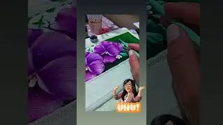 Olha que lindo! pintura em toalhas de  banho