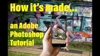 How it's made: An Adobe Photoshop Tutorial -  A photo in a phone.