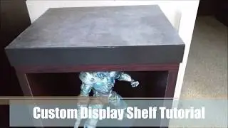 Custom Wood Display Shelf DIY