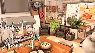 Industrial Roommates Apartment 🌿// The Sims 4: Apartment Renovation // No CC