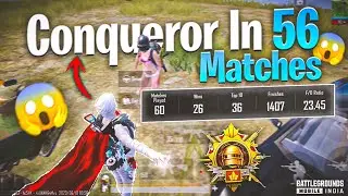 😱 How I Reached Conqueror In Just 56 Matches ? - iPhoneXR,11,11Pro,11ProMax,12,12PRO,13,13Pro,13Pro