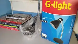 Luminária de Mesa EMA E27 Glight | infodicas
