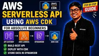 AWS Serverless API With AWS CDK (API Gateway, AWS Lambda and DynamoDB)